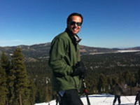Mike on the slopes